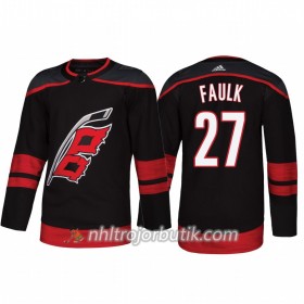 Män Ishockey Carolina Hurricanes Tröja Justin Faulk 27 Alternate Adidas 2018-19 Authentic